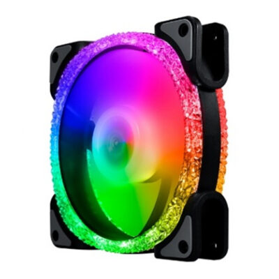 Cooler Fan Round5 Crystal Black 120mm ARGB PWM