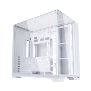 Gabinete Lian Li Vision Compact Branco Aquário Full Glass E-ATX c/ Teto Vidro e Mesh