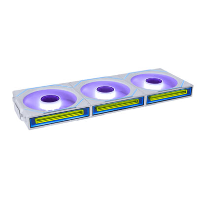 Kit 3 Cooler Fan Lian Li UNI FAN SL-INF Wireless Reverse Blade 120mm Branco ARGB