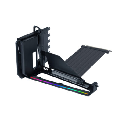 Kit Suporte Vertical + Riser Cable PCI-e 5.0 Preto Lian Li GPU Kit VG4v4