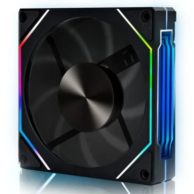 Cooler Fan Round5 Nordwind Black Reverse 120mm ARGB PWM