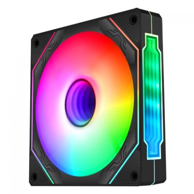 Cooler Fan Liketec Enigma Dark Reverse 120mm Preto ARGB