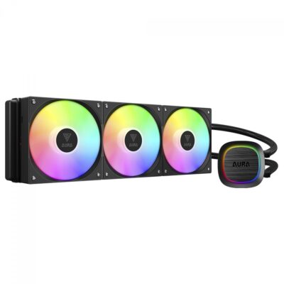 WaterCooler Gamdias Aura GL 360 V2 Preto 360mm ARGB