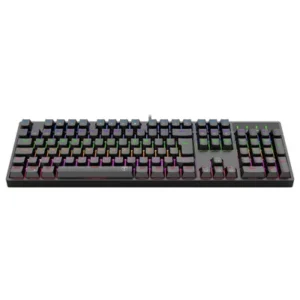 Teclado Gamer Mecânico T-Dagger Rebel USB Preto Switch Brown LED Rainbow