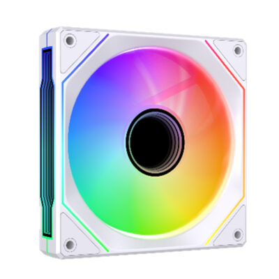 Cooler Fan Round5 Aurora White Reverse 120mm ARGB PWM