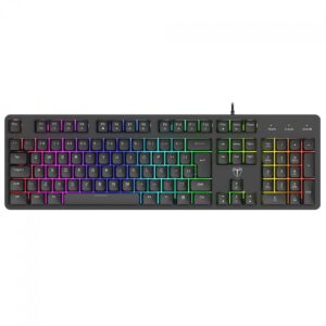 Teclado Gamer T-Dagger Echo T-TGK109 Preto USB LED RGB
