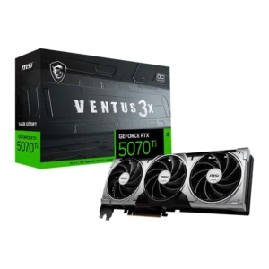 Placa de Vídeo Geforce RTX 5070 Ti 16GB GDDR7 256bit MSI Ventus 3X OC