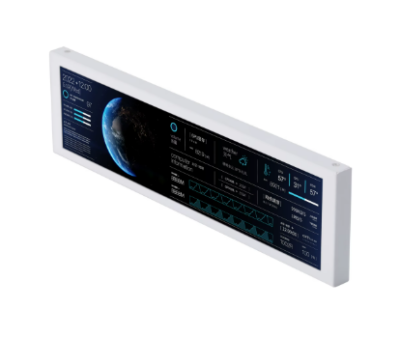 Mini Tela 9.2″ TURZX 1920x462p IPS USB Tipo C Branco
