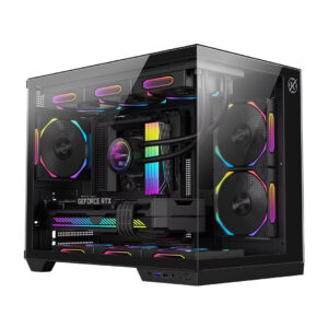Gabinete Kalkan SAGA KLK043 Preto Aquário mATX