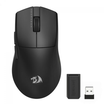 Mouse Gamer Sem Fio Redragon King Pro M916-PRO-1K USB/Bluetooth Preto