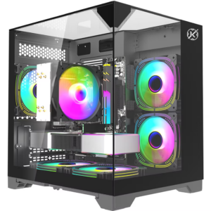Gabinete Kalkan Midgard Vision KLK086 Preto Aquário Full Glass mATX