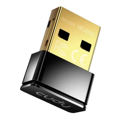 Adaptador Wireless USB Cudy WU650 V2.1 AC650 Dual Band WiFi 5