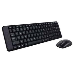 Kit Teclado e Mouse Sem Fio Logitech MK220 Preto USB