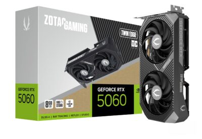 Placa de Vídeo Geforce RTX 5060 8GB GDDR7 128bit Zotac Twin Edge OC