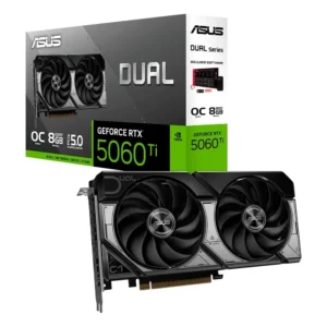 Placa de Vídeo Geforce RTX 5060 Ti 8GB GDDR7 128bit ASUS Dual OC