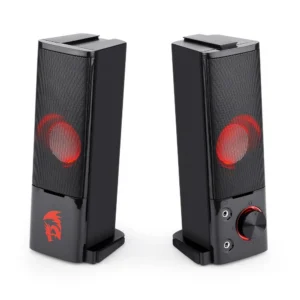 Caixa de Som e Soundbar Redragon Orpheus GS550 Preto 2x3W P2 LED Vermelho