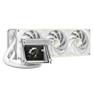 WaterCooler Tryx HOLO Branco 360mm ARGB c/ Display Holográfico